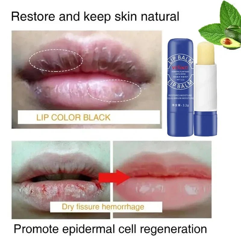 Lip Balm Exfoliating Clean Remove Dark Lip Balm Lightening Melanin Mask Gloss Oil Moisturizer Dead Skin Repair Makeup Lip Care - Velvet Haven