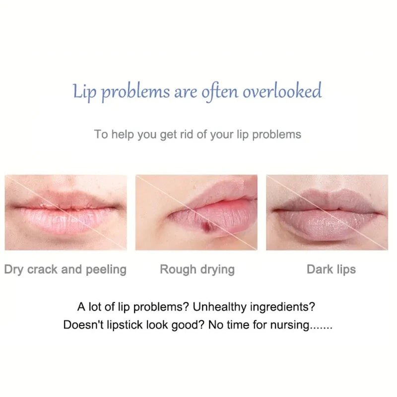 Lip Balm Exfoliating Clean Remove Dark Lip Balm Lightening Melanin Mask Gloss Oil Moisturizer Dead Skin Repair Makeup Lip Care - Velvet Haven