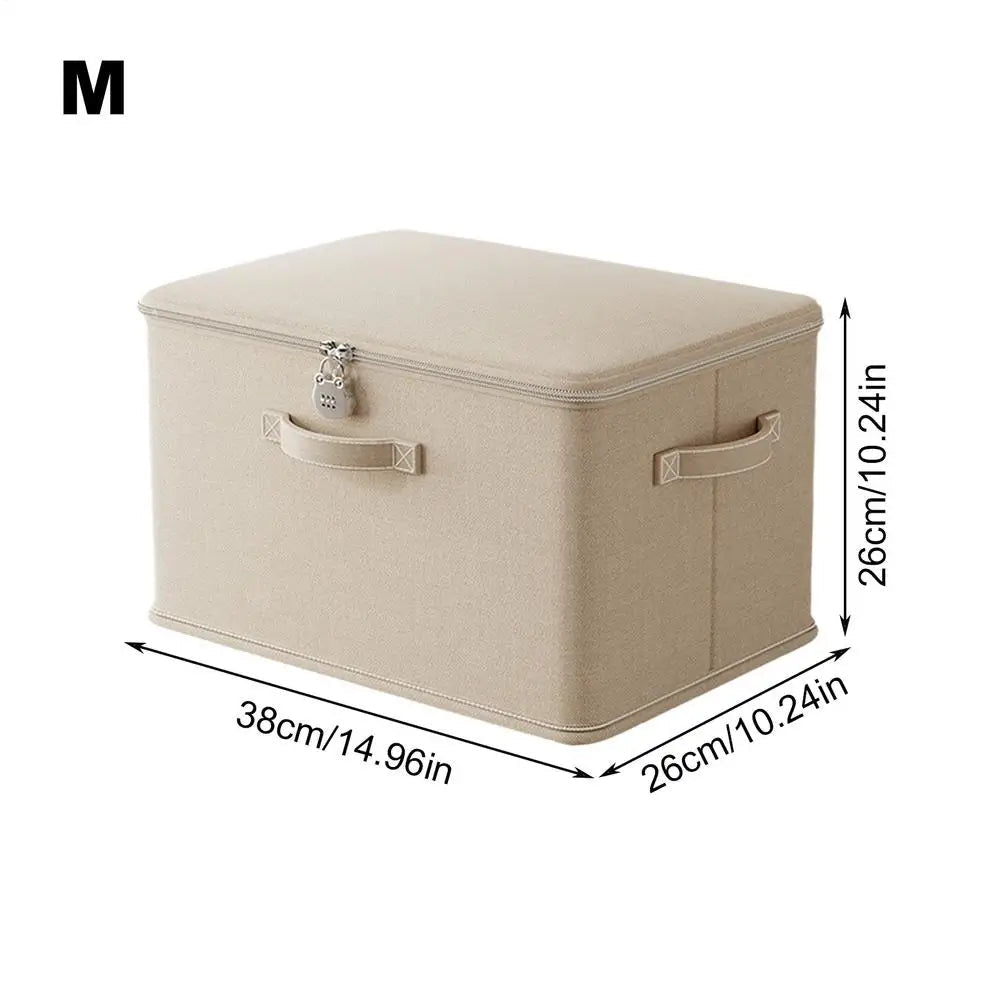 Lockable Storage Box Jeans Clothes Organizer Pants Sweater Storage Cabinets Drawers Organizer Washable Shelf Baskets for Blanket - Velvet Haven