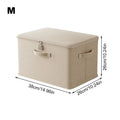 Lockable Storage Box Jeans Clothes Organizer Pants Sweater Storage Cabinets Drawers Organizer Washable Shelf Baskets for Blanket - Velvet Haven