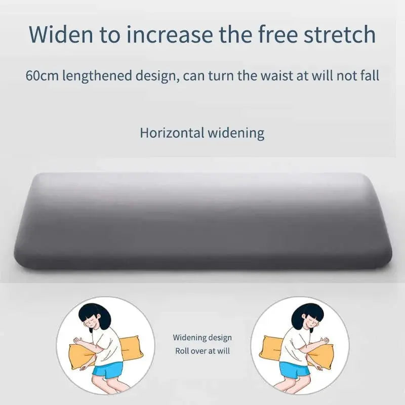 Lumbar Support Pillow, Back Support Memory Foam Pillow For Sleeping In Bed Waist Support Cushion For Lower Back Pain Relief - Velvet Haven