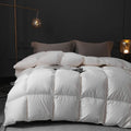 Luxurious Real Goose Down quilts duvets with a bulkiness of 800+ and a cleanliness of 1000+ Soft Comforter Warmth High Grade - Velvet Haven