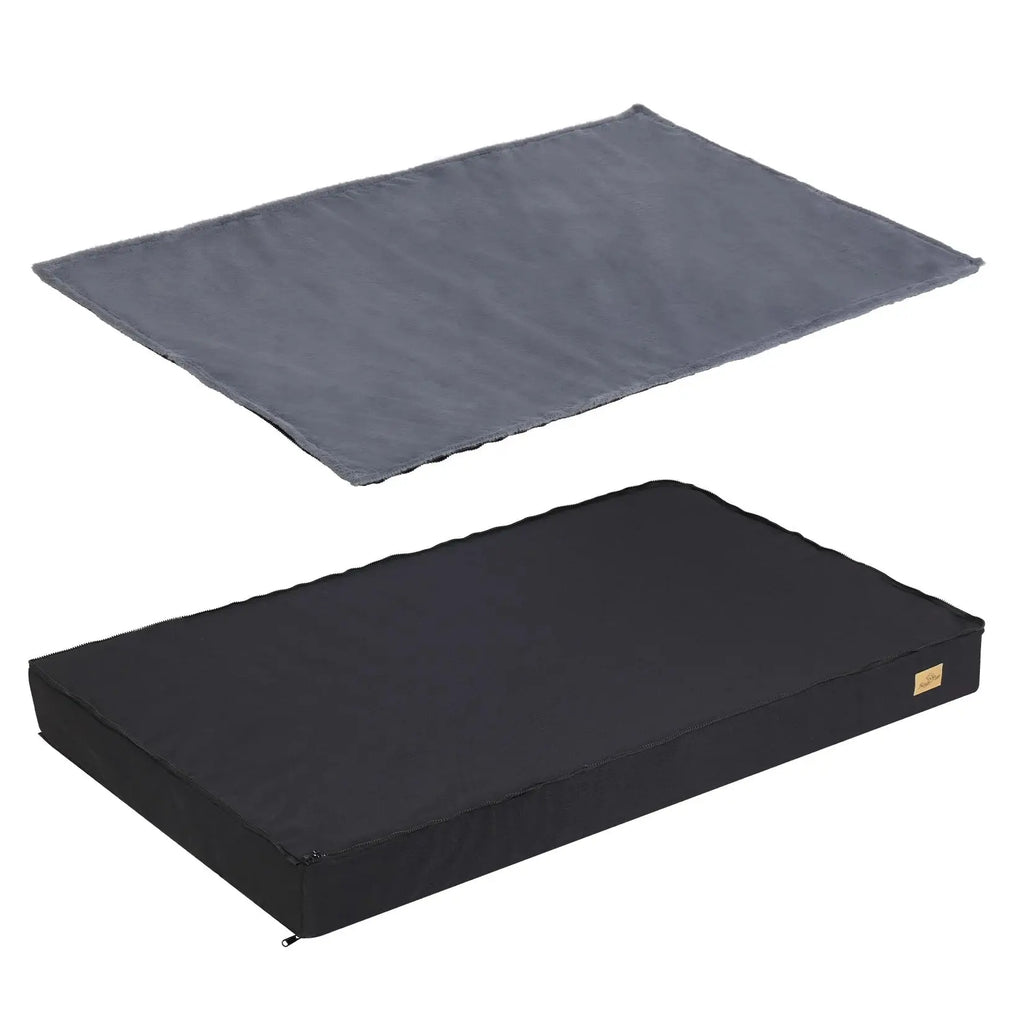 M L XL 2XL Dog Bed Jumbo Pet Orthopedic Bed Memory Foam Base Crate Mattess Cushion with Washable Cover Waterproof - Velvet Haven