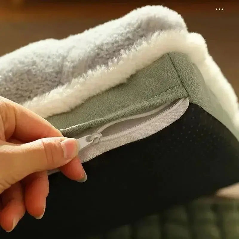 Machine Washable Dog Bed Removable Orthopedic Puppy Cushion Winter Memory Foam Dog Pillow For Small Medium Large Dogs And Cats - Velvet Haven