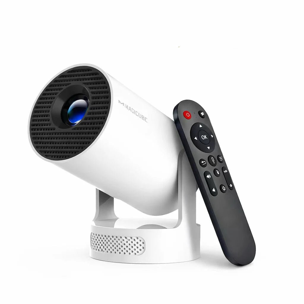 Magcubic HY300 Pro+ 720P Portable Smart Projector with Android 14, WiFi 6 & Bluetooth 5.4 - Velvet Haven