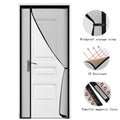 Magnetic screen door, hands-free mesh curtain, child and pet friendly, heavy-duty mosquito net, easy to install，Auto-Close - Velvet Haven