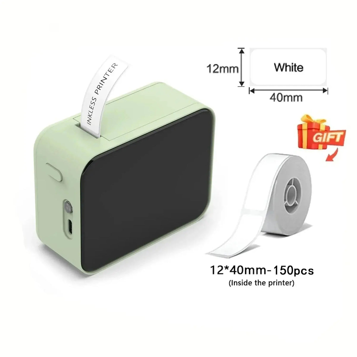 MarkLife P15 Mini Portable Thermal Printer Wireless Bluetooth-compatible Label Tag for Home Office Labeling Sticker Machine - Velvet Haven