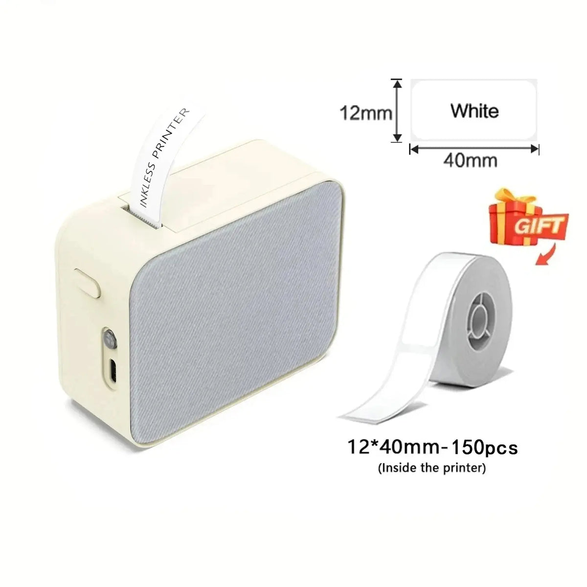 MarkLife P15 Mini Portable Thermal Printer Wireless Bluetooth-compatible Label Tag for Home Office Labeling Sticker Machine - Velvet Haven