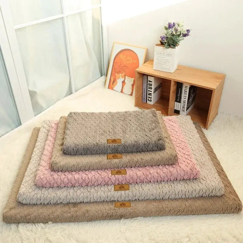 Memory Foam Pet Bed with Removable Washable Faux Fur Cover Orthopedic Waterproof Dog Bed for Crate Anti-Slip Bottom Dog Beds - Velvet Haven