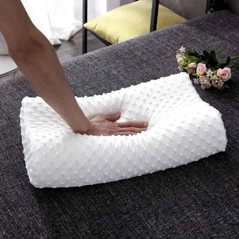Memory Foam Pillow for Sleeping Adjustable Side Sleeper Pillow for Neck Shoulder Pain Relief Orthopedic Contour Pillow - Velvet Haven