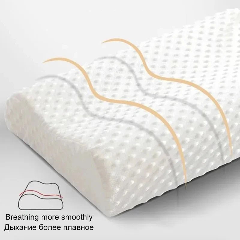 Memory Foam Pillow for Sleeping Adjustable Side Sleeper Pillow for Neck Shoulder Pain Relief Orthopedic Contour Pillow JAF028 - Velvet Haven
