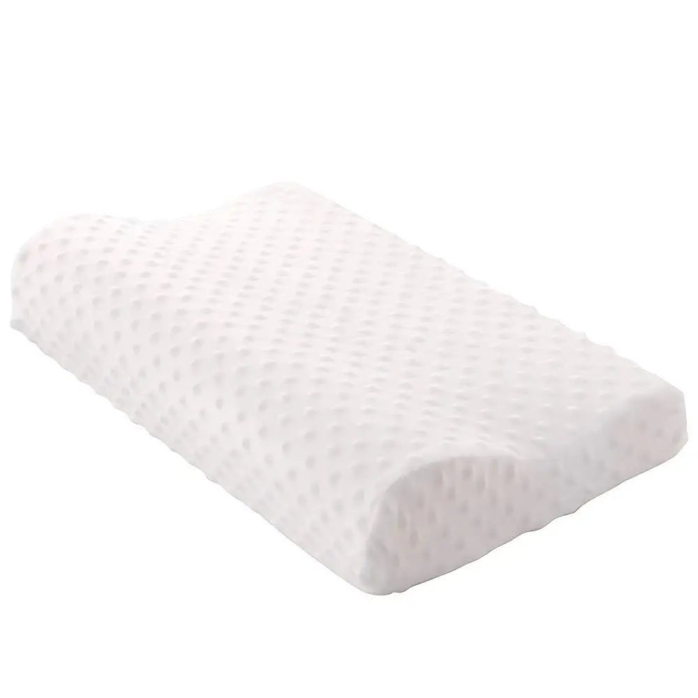 Memory Foam Sleeping Pillow Adjustable Side Sleeping Pillow Relieve Neck and Shoulder Pain Orthopedic Curve Neck Support - Velvet Haven
