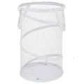 Mesh Popup Laundry Hamper Collapsible Laundry Basket Extra Large Capacity Foldable Clothing Storage Basket with Handles - Velvet Haven