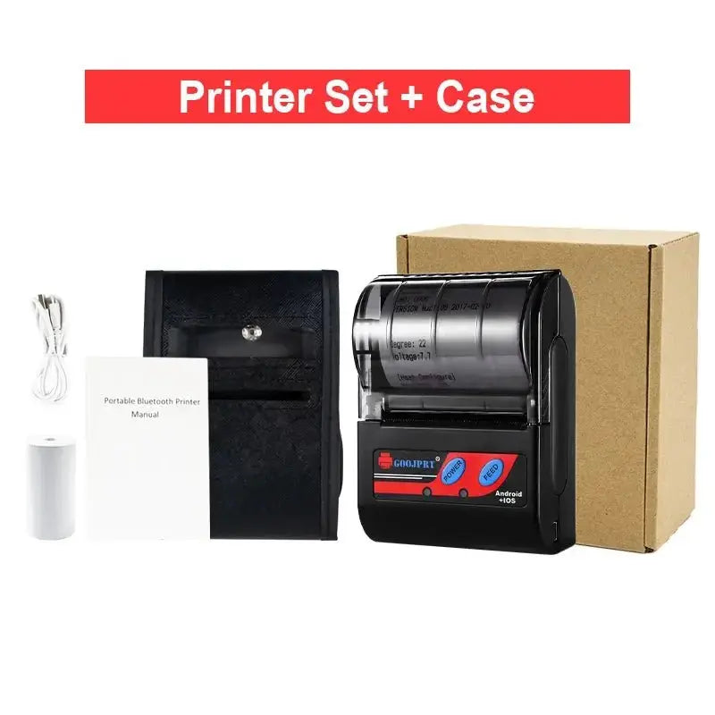 Mini Portable Printer Thermal Wireless Receipt 58mm Bluetooth Mobile Printer Machine For Small Business Printers For Computers - Velvet Haven