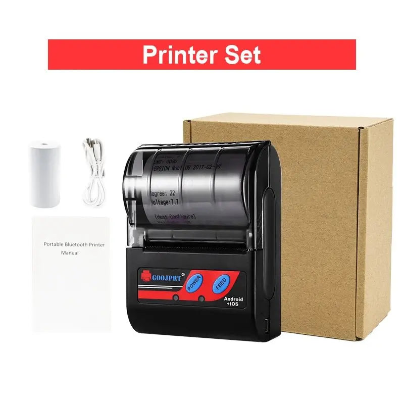 Mini Portable Printer Thermal Wireless Receipt 58mm Bluetooth Mobile Printer Machine For Small Business Printers For Computers - Velvet Haven