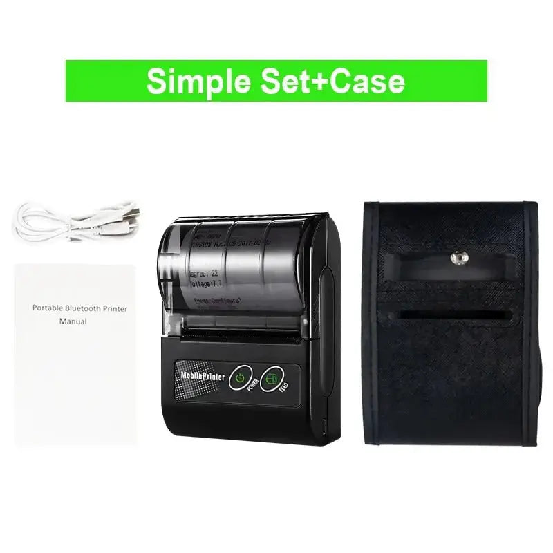 Mini Portable Printer Thermal Wireless Receipt 58mm Bluetooth Mobile Printer Machine For Small Business Printers For Computers - Velvet Haven