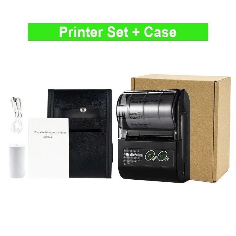 Mini Portable Printer Thermal Wireless Receipt 58mm Bluetooth Mobile Printer Machine For Small Business Printers For Computers - Velvet Haven