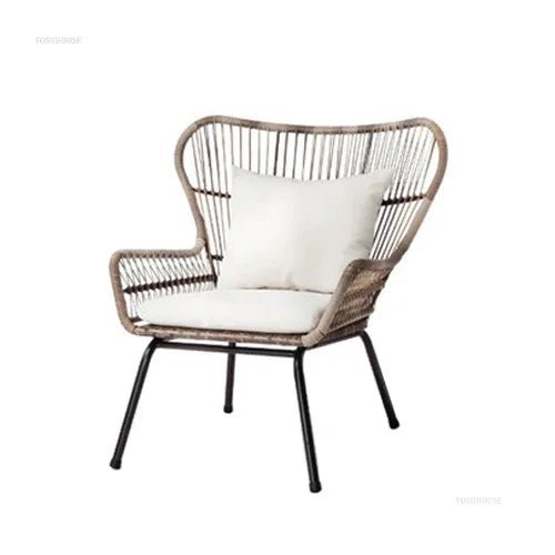 Modern Iron Outdoor Patio Table and Chairs Set - Velvet Haven