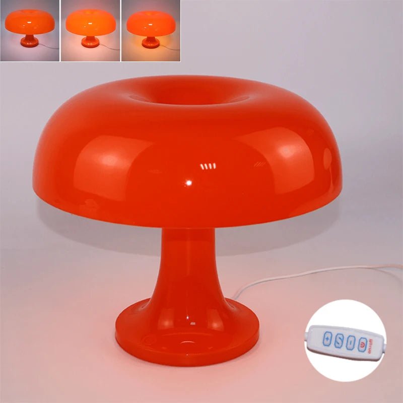 Modern Minimalist Mushroom Table Lamp Bedroom Bedside Living Room Creative Light Luxury Led Decorative Atmosphere Night Light - Velvet Haven