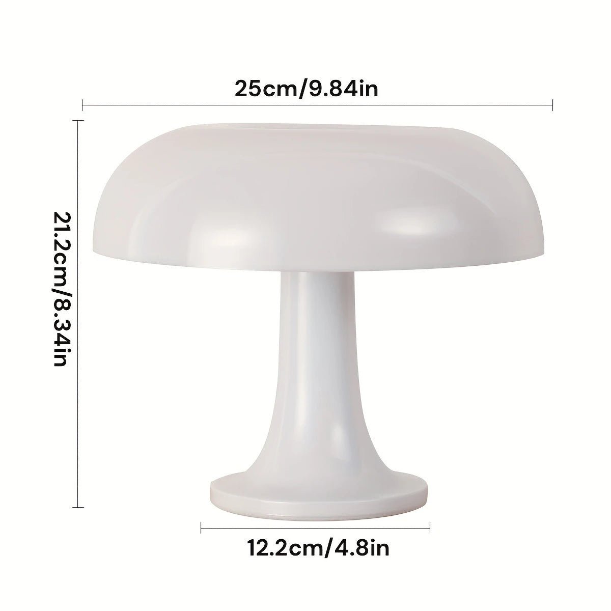 Modern Minimalist Mushroom Table Lamp Bedroom Bedside Living Room Creative Light Luxury Led Decorative Atmosphere Night Light - Velvet Haven