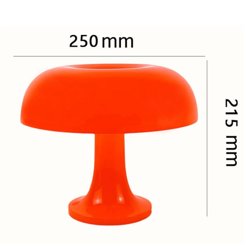 Modern Minimalist Mushroom Table Lamp Bedroom Bedside Living Room Creative Light Luxury Led Decorative Atmosphere Night Light - Velvet Haven