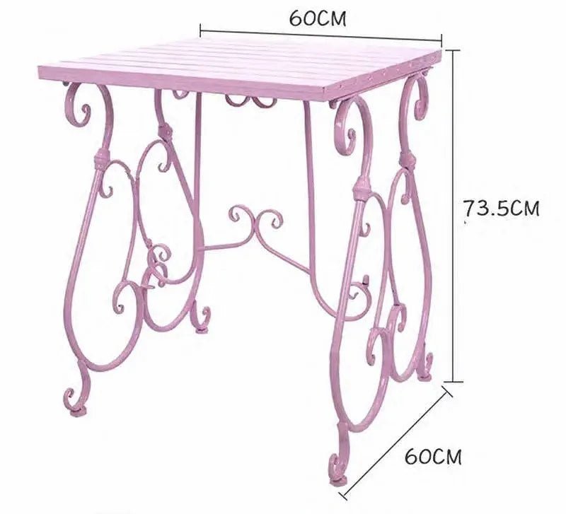 Modern PE Outdoor Patio Table and Chair Garden Set - Velvet Haven