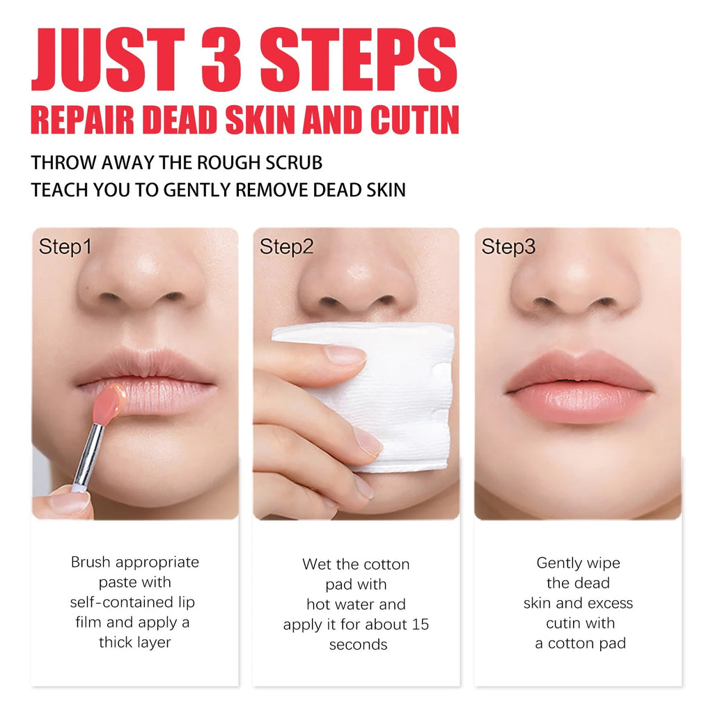 Moisturizing Lip Lines Moisturizing Lip Skin Jelly Lip Mask Moisturizing and Nourishing Repair Night Maintenance Lip Balm Care - Velvet Haven
