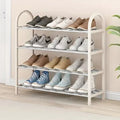 Multi-Layer Stackable Metal Shoe Rack Organizer - Velvet Haven