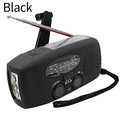 Multifunctional Portable Radio Hand Crank Solar Power FM AM WB NOAA Weather Radio Emergency LED Flashlight Flashlight Power Bank - Velvet Haven