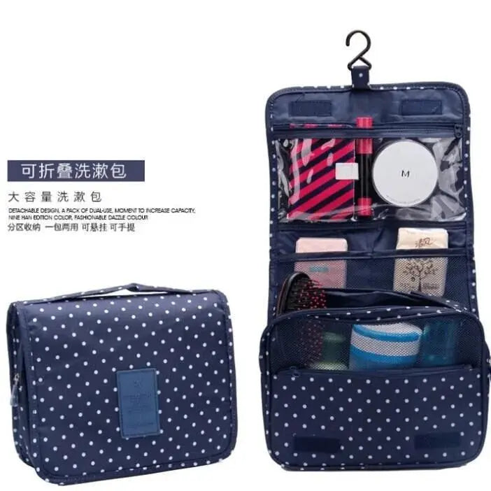 Multifunctional Travel Hook makeup bag Cosmetics Storage Bag Waterproof Toiletries Beauty Organizer Ladies Bathroom Storage Bag - Velvet Haven