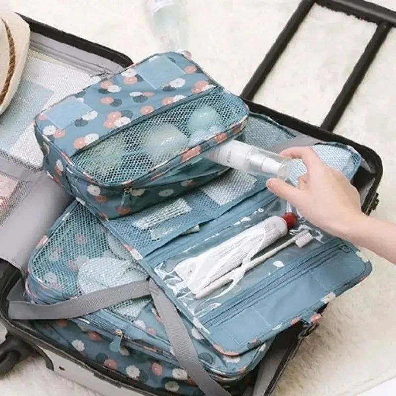Multifunctional Travel Hook makeup bag Cosmetics Storage Bag Waterproof Toiletries Beauty Organizer Ladies Bathroom Storage Bag - Velvet Haven