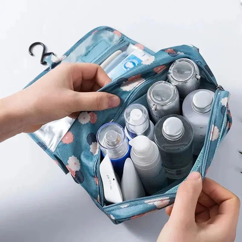 Multifunctional Travel Hook Wash Bag Cosmetics Storage Bag Waterproof Toiletries Beauty Organizer Ladies Bathroom Storage Bag - Velvet Haven
