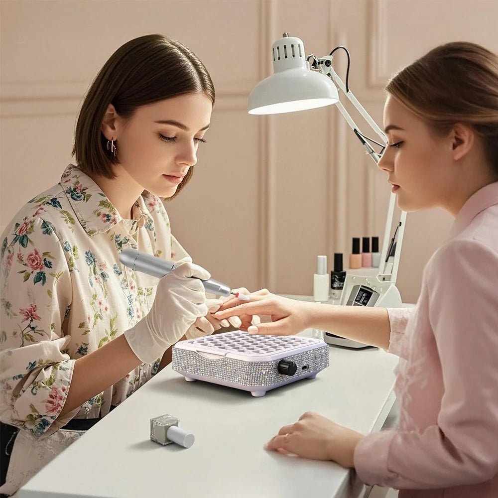 Nail Dust Collector, Powerful Vacuum Cleaning Equipment with Reusable Filter Cartridge, Ideal for Nail Salons - Velvet Haven