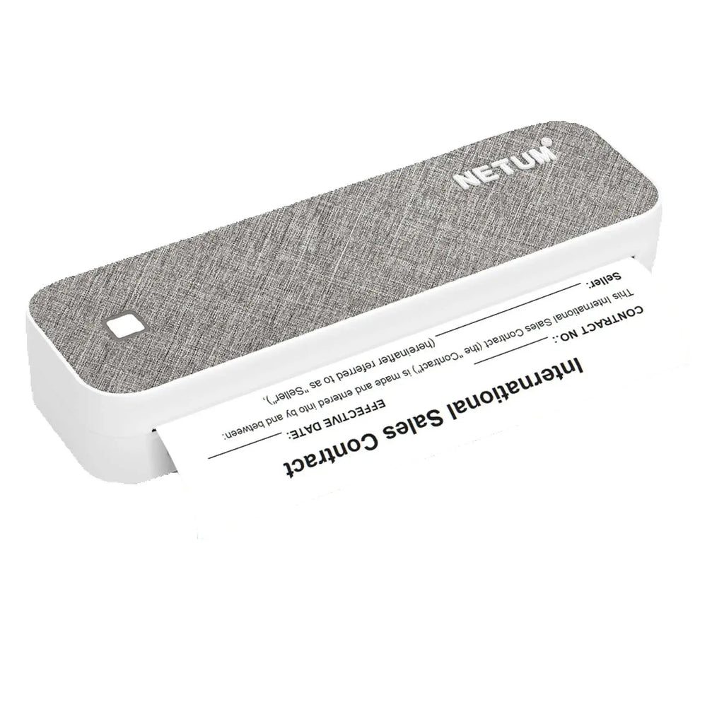 NETUM GD-85 Portable A4 Thermal Printer, Bluetooth & USB-C - Velvet Haven