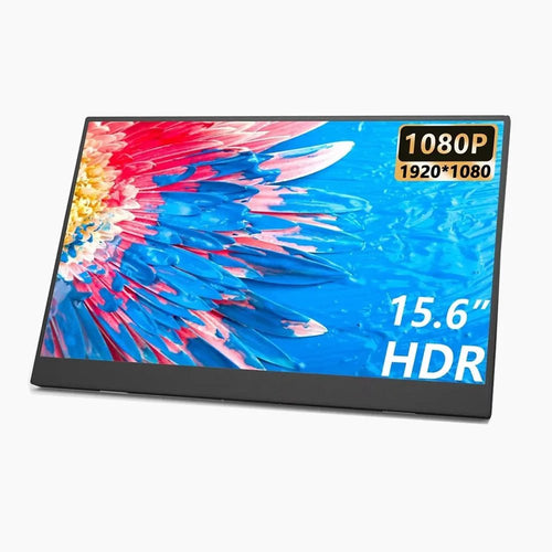 New 15.6 Inch Portable Monitor IPS HDR FHD 1080P USB-C Plug & Play Ultra Slim External Screen for Laptop Phone Xbox PS4 PS5 - Velvet Haven