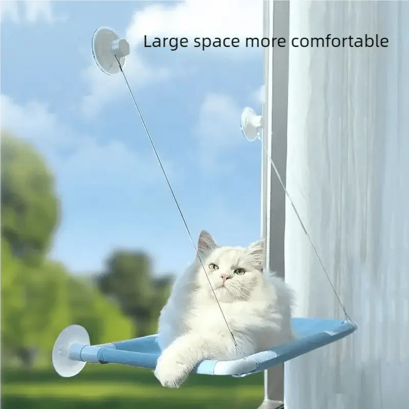 New pet cat hammock hanging cat bed bearing 20 kg comfortable sunny window seat kitten rock climbing frame pet supplies - Velvet Haven