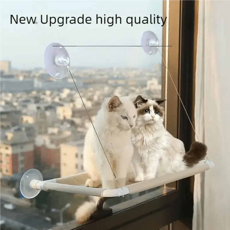 New pet cat hammock hanging cat bed bearing 20 kg comfortable sunny window seat kitten rock climbing frame pet supplies - Velvet Haven