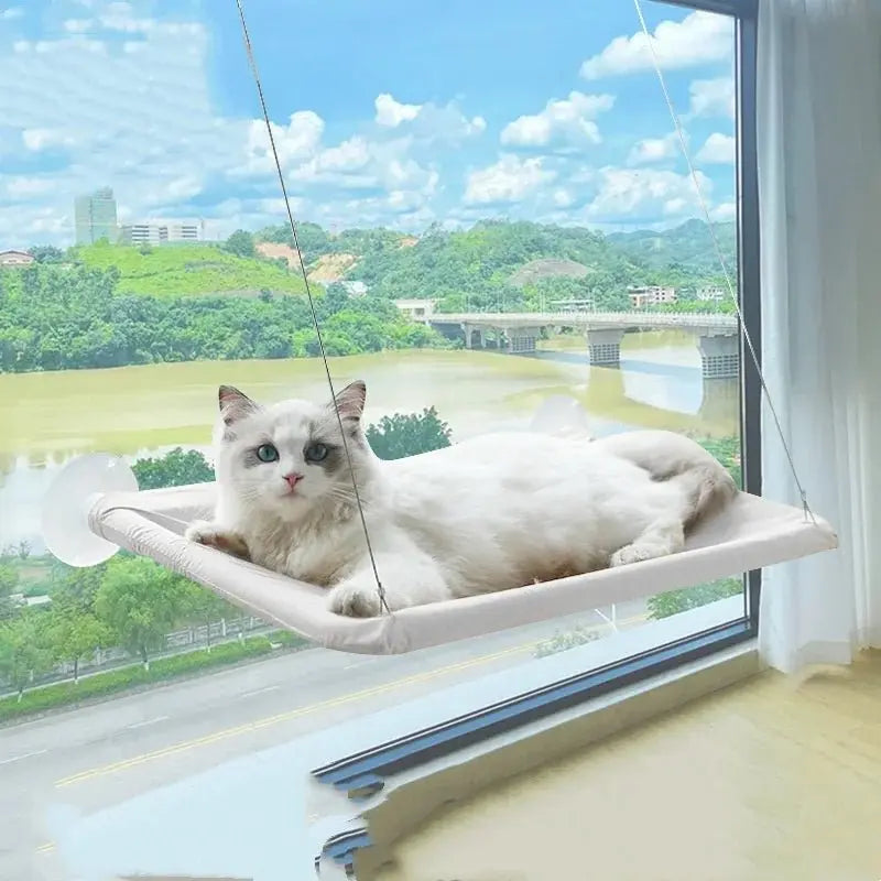 New pet cat hammock hanging cat bed bearing 20 kg comfortable sunny window seat kitten rock climbing frame pet supplies - Velvet Haven