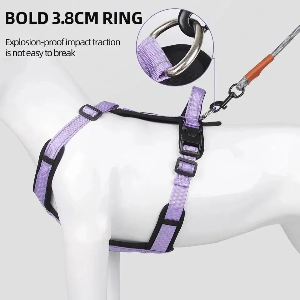 New Pet Dog Harness Reflective With Handle Easy Control Dog Vest Harness Adjustable Puppy Chest Straps for Small Medium Dogs - Velvet Haven