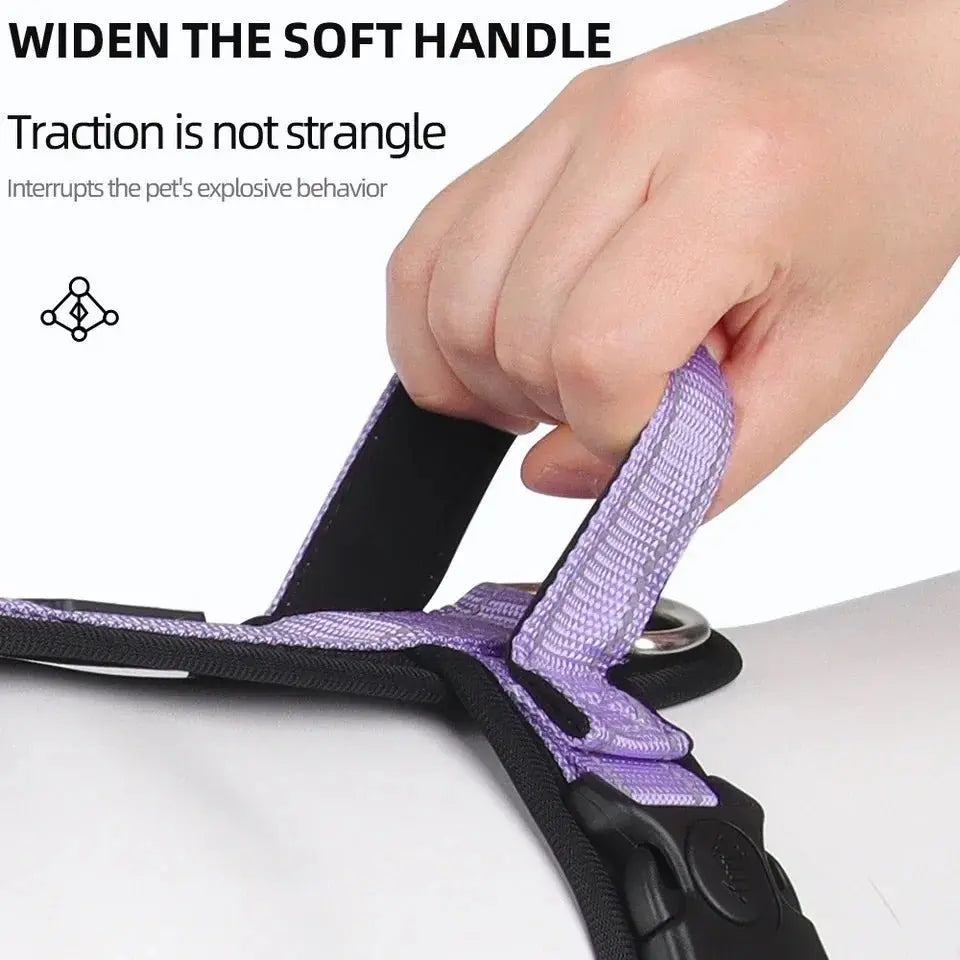 New Pet Dog Harness Reflective With Handle Easy Control Dog Vest Harness Adjustable Puppy Chest Straps for Small Medium Dogs - Velvet Haven