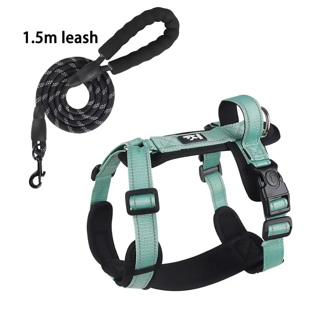 New Pet Dog Harness Reflective With Handle Easy Control Dog Vest Harness Adjustable Puppy Chest Straps for Small Medium Dogs - Velvet Haven