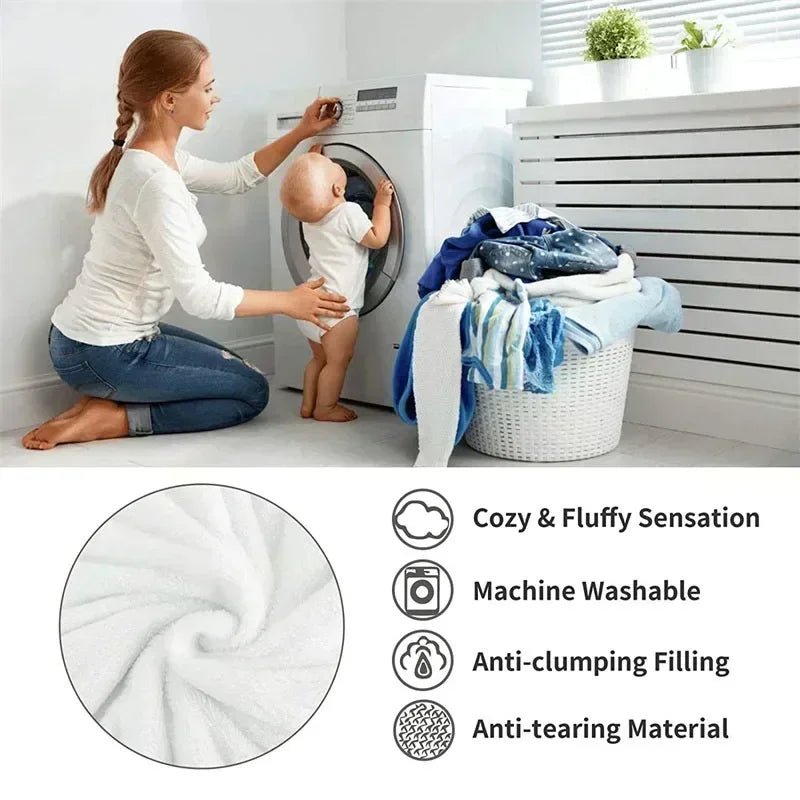 New Super Thick Spring Warm Blanket for Bed Artificial Lamb Cashmere Weighted Blankets Soft Comfortable Warmth Quilt Comforter - Velvet Haven