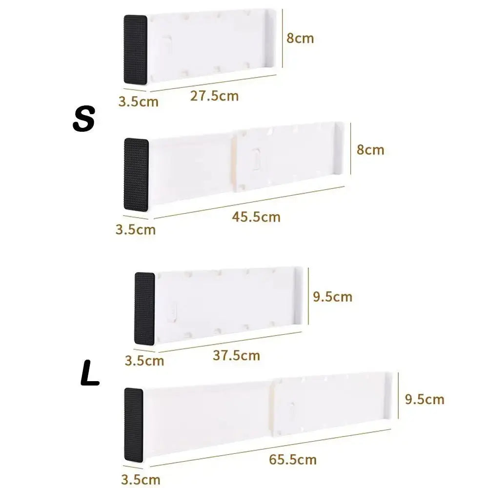 New Telescoping Drawer Divider Adjustable Multifunctional Cabinet Clapboard DIY Drawer Separator Cabinet Drawer Organization - Velvet Haven