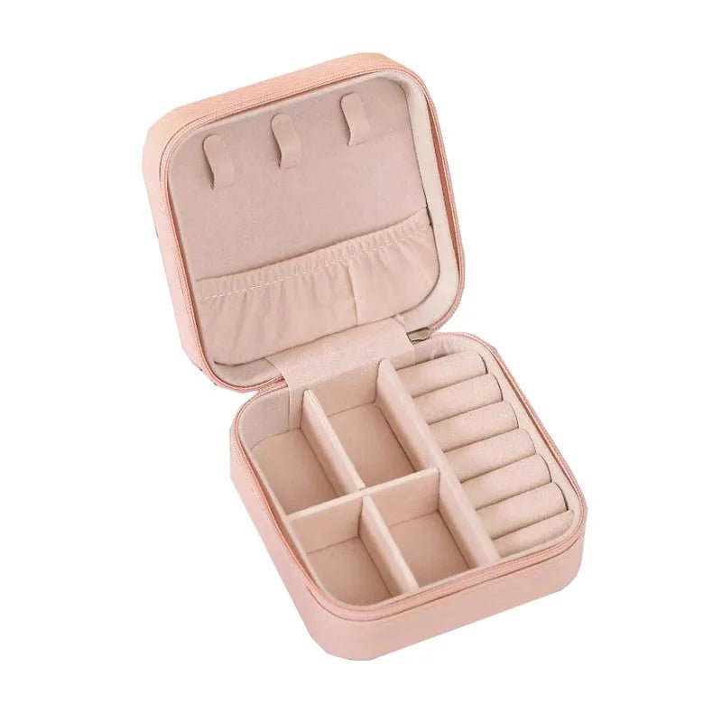 New Travel Jewelry Box Jewelry Organizer Woman Leather Mini Storage Organizers Boxes Display SSH01 - Velvet Haven