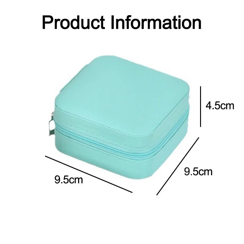New Travel Jewelry Box Jewelry Organizer Woman Leather Mini Storage Organizers Boxes Display SSH01 - Velvet Haven