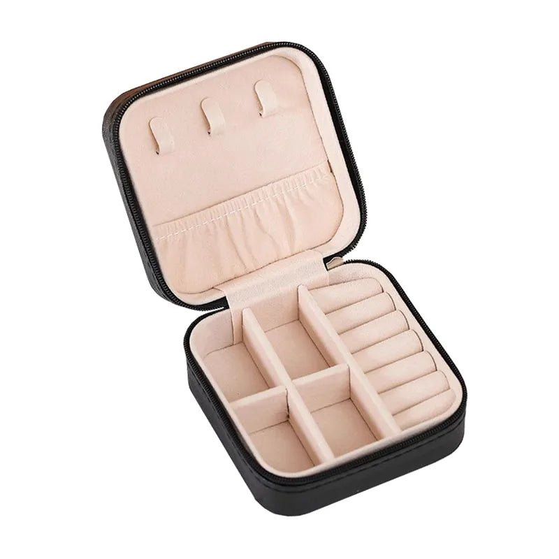 New Travel Jewelry Box Jewelry Organizer Woman Leather Mini Storage Organizers Boxes Display SSH01 - Velvet Haven