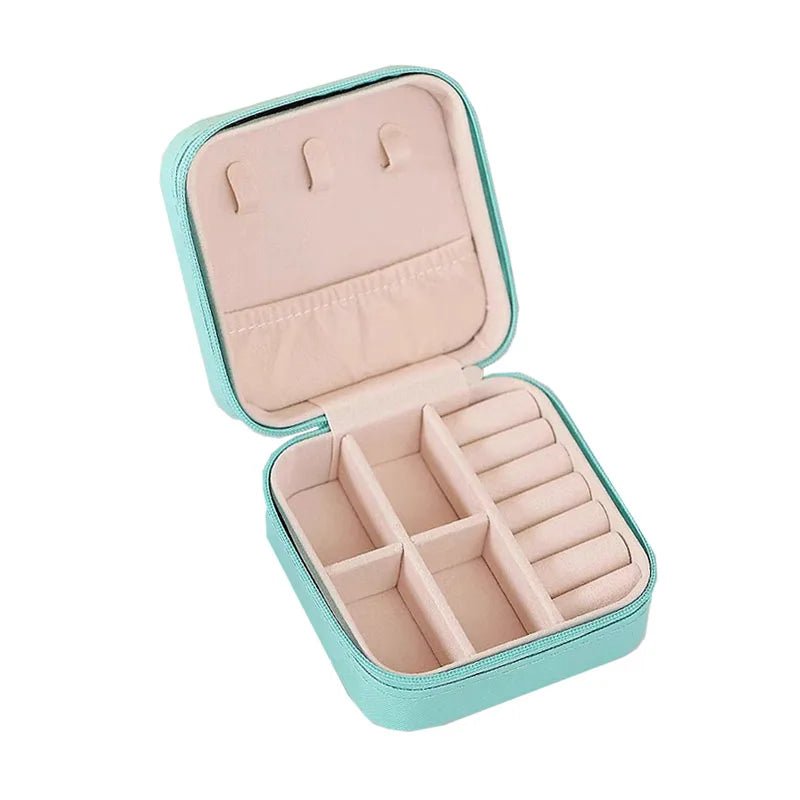 New Travel Jewelry Box Jewelry Organizer Woman Leather Mini Storage Organizers Boxes Display SSH01 - Velvet Haven