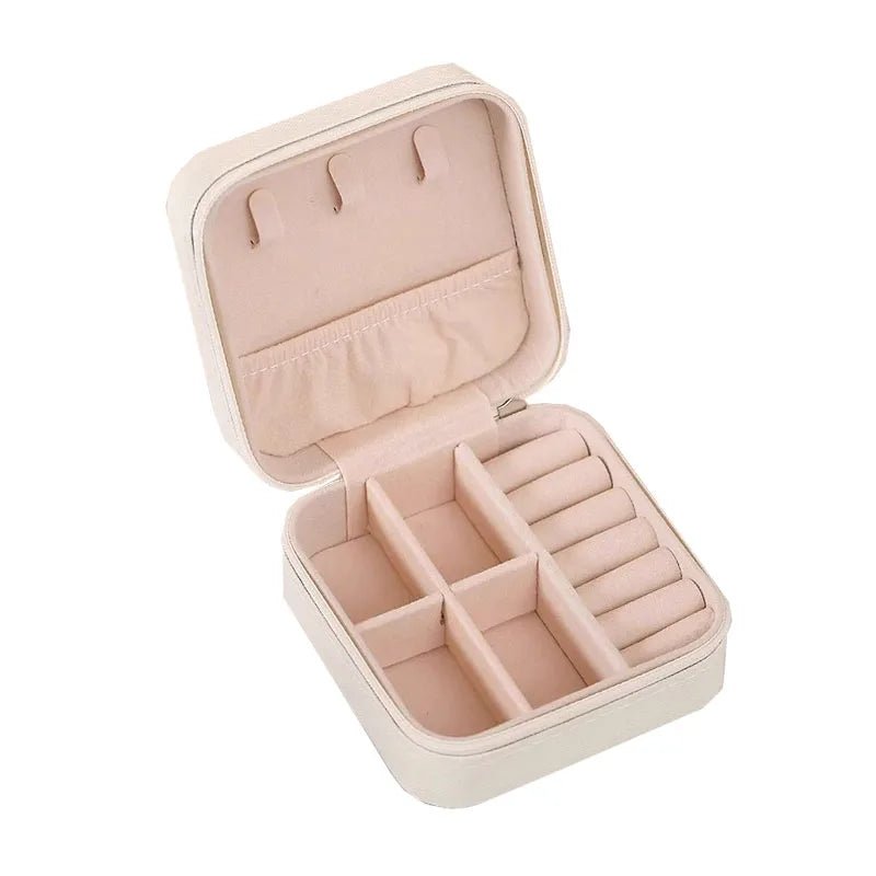 New Travel Jewelry Box Jewelry Organizer Woman Leather Mini Storage Organizers Boxes Display SSH01 - Velvet Haven