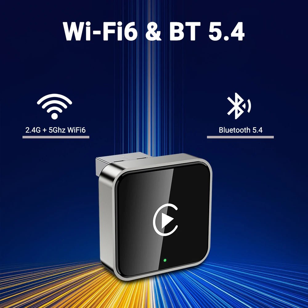 New Wireless CarPlay Android Auto Adapter USB Dongle Smart Mini Box Plug And Play Universal For VW Toyota Nissan Honda Ford Benz - Velvet Haven