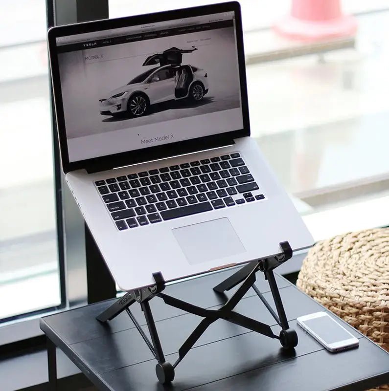 NEXSTAND K2 Folding Portable Laptop Stand Viewing Angle/Height Adjustable Quality Aluminum Alloy Bracket - Velvet Haven